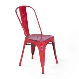 Red Metal Chair