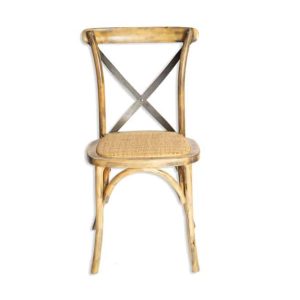 Natural X-Back Chair