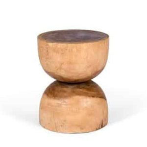 Hourglass Stool/Side Table