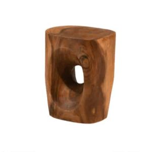 Wood Stump Stool/Side Table