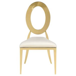 Ivory Kaya O Gold Chair