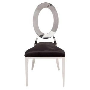 Black Kaya O Silver Chair