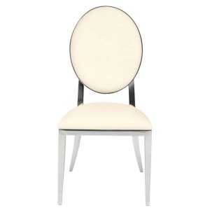 Ivory Kaya Solid Silver Chair