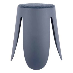 Petal Dusti Blue Ottoman
