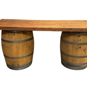 Rustic Wine Barrels Table
